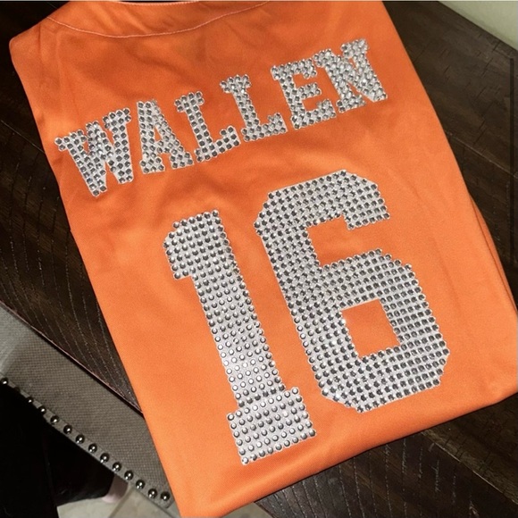 COPY - Morgan Wallen rhinestone jersey - Picture 3 of 10